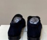 Мужские замшевые лоферы Santoni синие 2025