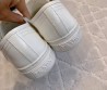 Женские кожаные кеды Prada Naplak белые лакированные 2025