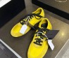 Женские комбинированные кроссовки Prada Collapse Re желтые 2025