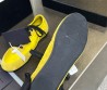 Женские комбинированные кроссовки Prada Collapse Re желтые 2025