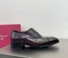 Мужские кожаные туфли Salvatore Ferragamo темно-коричневые 2025