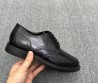 Мужские кожаные ботинки Tod's черные с перфорацией 2025