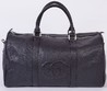 Кожаная дорожная сумка (ручная кладь) Chanel черная