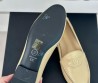 Женские кожаные лоферы Chanel бежевые 2025