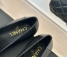 Женские кожаные лоферы Chanel черные 2025