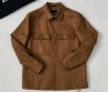 Мужская льняная рубашка Ermenegildo Zegna Foliage Oasi Lino коричневая 2025