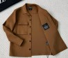 Мужская льняная рубашка Ermenegildo Zegna Foliage Oasi Lino коричневая 2025