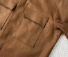 Мужская льняная рубашка Ermenegildo Zegna Foliage Oasi Lino коричневая 2025