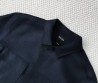 Мужская льняная рубашка Ermenegildo Zegna Foliage Oasi Lino темно-синяя 2025