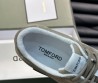 Мужские комбинированные кроссовки Tom Ford бежевые 2025