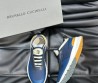 Мужские комбинированные кроссовки синие Brunello Cucinelli 2025