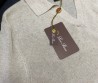 Мужское льняное поло Loro Piana бежевое 2025