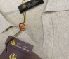 Мужское льняное поло Loro Piana бежевое 2025