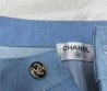 Женские джинсы Chanel широкие голубые 2025