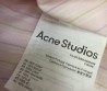 Женская рубашка Acne Studios розовая в полоску 2025