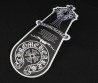 Женская футболка оверсайз Chrome Hearts черная с принтом 2025