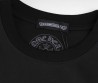 Женская футболка оверсайз Chrome Hearts черная с принтом 2025
