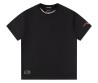 Женская футболка оверсайз Chrome Hearts черная с белым принтом 2025
