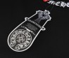 Женская футболка оверсайз Chrome Hearts черная с белым принтом 2025