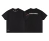 Женская футболка оверсайз Chrome Hearts черная с белым принтом 2025