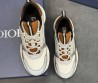 Мужские комбинированные кроссовки Christian Dior B22Blade белые с серым 2025
