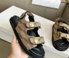 Женские текстильные сандалии Balenciaga бежевые 2025