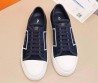 Мужские замшевые кеды Santoni синие 2025