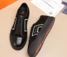 Мужские замшевые кеды Santoni черные 2025