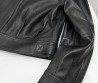 Женская кожаная куртка Saint Laurent черная 2025