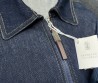 Женская куртка Brunello Cucinelli синяя 2025