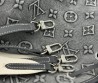 Женская текстильная сумка Louis Vuitton серая 24х24х16 2025