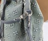 Женская текстильная сумка Louis Vuitton светло-серая 24х24х16 2025