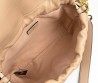 Женская кожаная сумка Fendi бежевая 27х10х8 2025