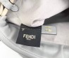 Женская кожаная сумка Fendi серая 27х10х8 2025