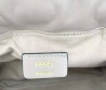 Женская кожаная сумка Fendi коричневая 27х10х8 2025