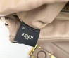 Женская кожаная сумка Fendi коричневая 27х10х8 2025