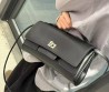 Женская кожаная сумка Balenciaga черная 27х14х5 2025