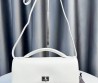 Женская кожаная сумка Balenciaga белая 27х14х5 2025