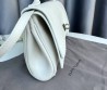 Женская кожаная сумка Balenciaga белая 27х14х5 2025