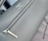 Женская кожаная сумка Balenciaga серая 27х14х5 2025
