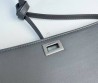 Женская кожаная сумка Balenciaga серая 27х14х5 2025