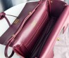 Женская кожаная сумка Balenciaga бордовая 27х14х5 2025