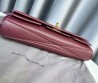 Женская кожаная сумка Balenciaga бордовая 27х14х5 2025