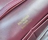 Женская кожаная сумка Balenciaga бордовая 27х14х5 2025