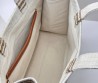 Женская текстильная сумка Celine бежевая в полоску 40х28 2025