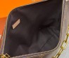 Женская кожаная сумка Louis Vuitton коричневая 32х26 2025