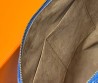 Женская кожаная сумка Louis Vuitton синяя 32х26 2025