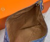 Женская кожаная сумка Louis Vuitton синяя 32х26 2025