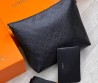 Женская кожаная сумка Louis Vuitton черная 32х26 2025