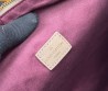 Женская кожаная сумка Louis Vuitton серая 32х26 2025